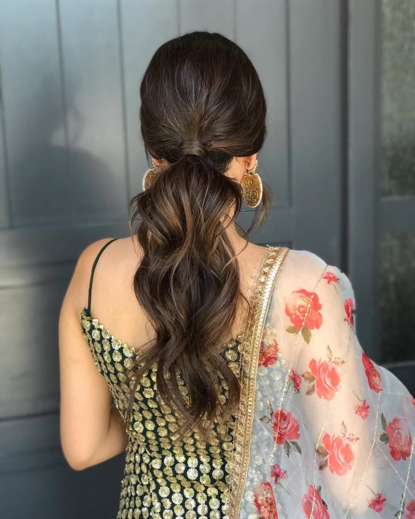 Twisted Low Ponytail