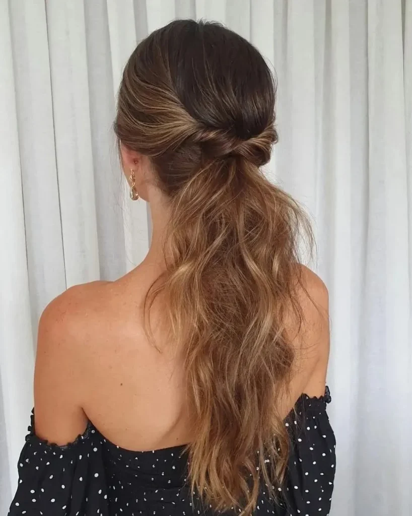 Twisted Short Ponytail