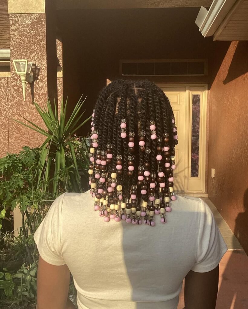 17 Adorable Toddler Hairstyles Idea That'll Make You Actually Look Forward to Hair Time 9 Twists with Beads