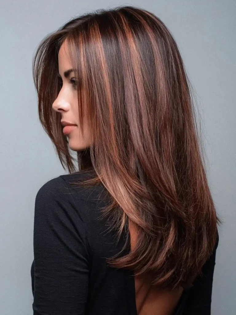 Warm Chocolate Cherry Hair