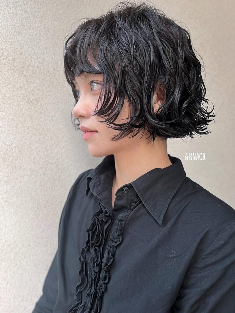 Wet Look Styled Bob