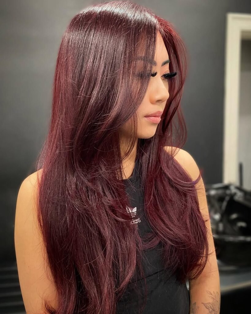 17 Dark Red Hair Color Ideas That Will Have You Turning Heads 7 Wine Red