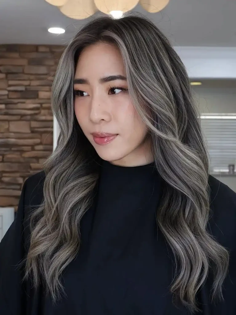 17 Grey Hair Color Ideas That Look Expensive, Cool, and Effortlessly Chic 4 Ash Grey Balayage