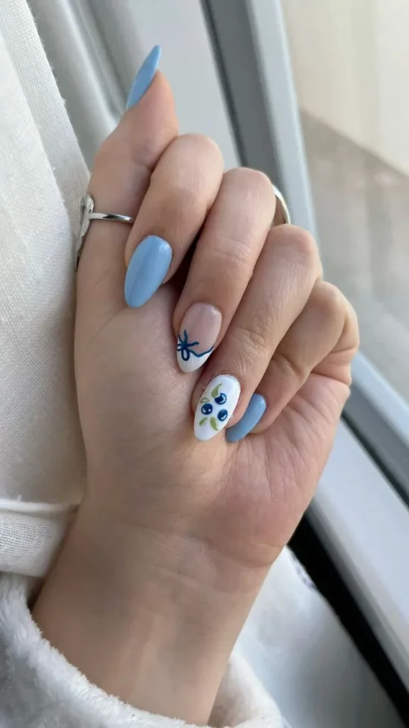17 Blueberry Nails That Look Sweet, Fresh, and Low-Key Expensive 10 Blueberry Matte Nails