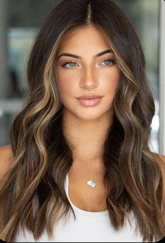 16 Brown Hair Color Ideas That Look Expensive Without Trying Too Hard 12 Dark Brown With Face Framing Highlights
