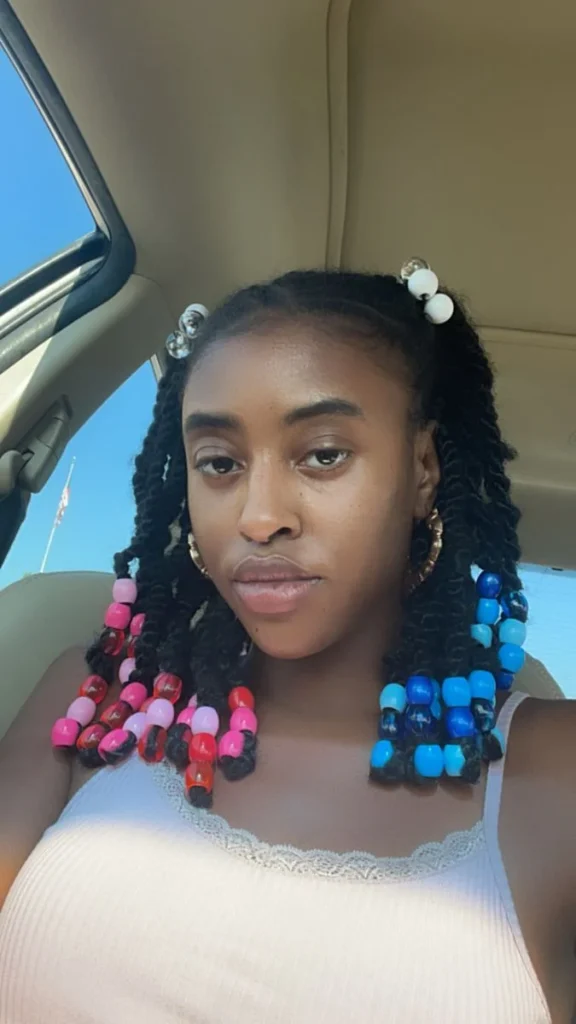 16 Flat Twist Hairstyles Ideas That Look Effortless, Chic, and Totally Screenshot-Worthy 9 Flat Twists With Beads