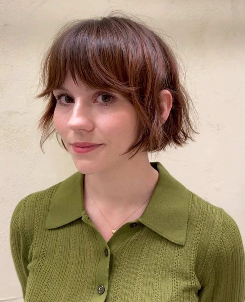 17 Short Thick Hair Ideas That Will Instantly Upgrade Your Look (No Effort, All Style) 12 French Bob