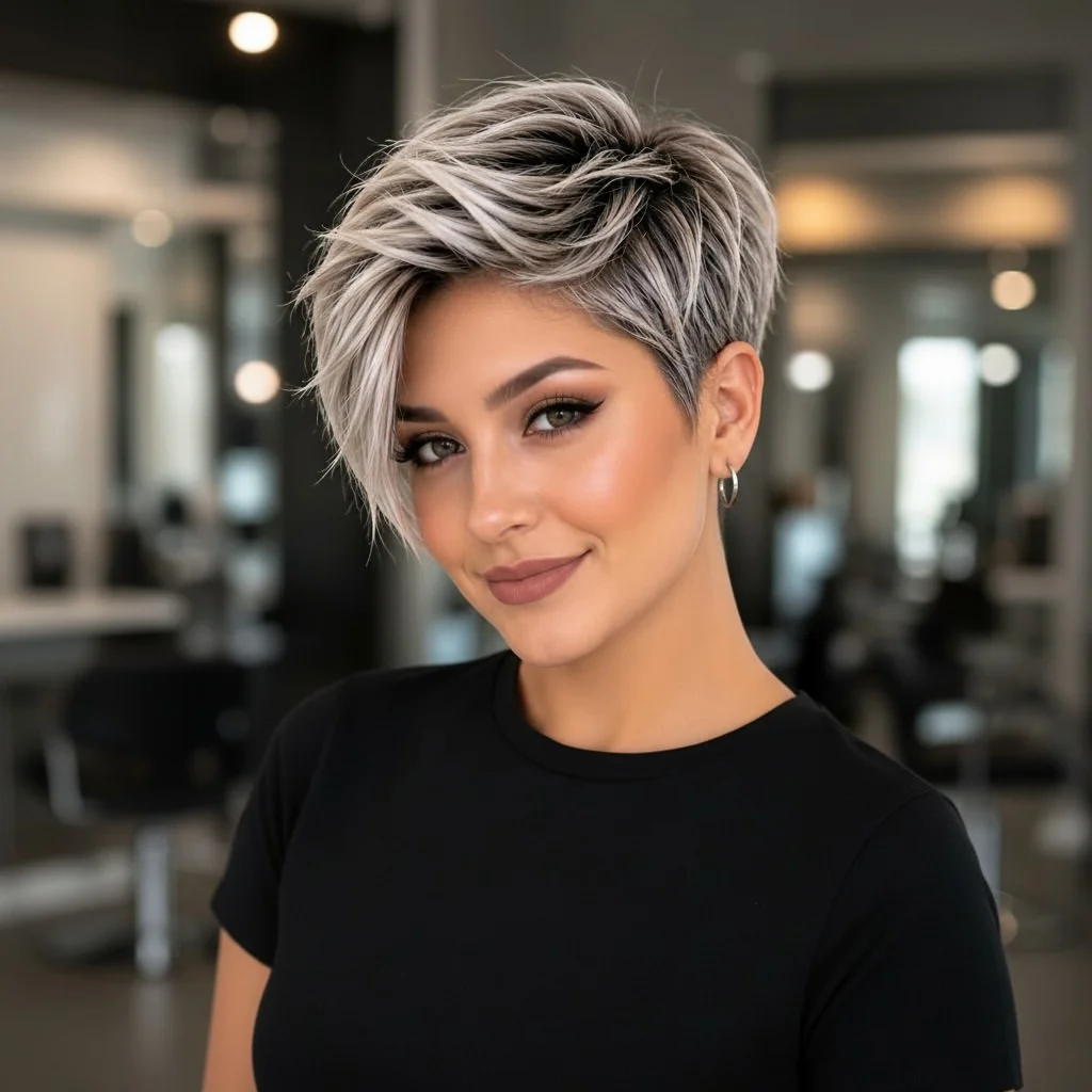 17 Short Grey Hair Ideas That Look Chic, Fresh, and Way Too Cool to Ignore 4 Icy Grey Cropped Cut