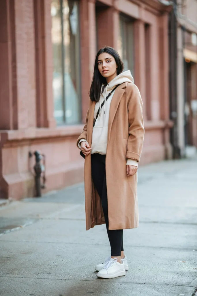 Long Coat Hoodie Leggings