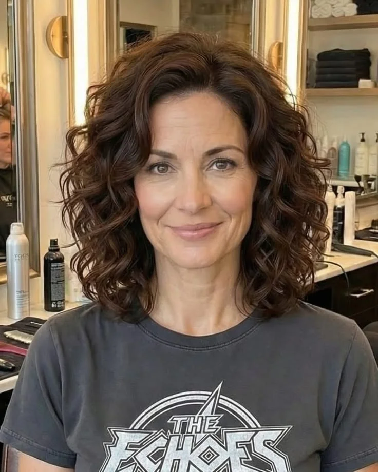 16 Medium Short Hair Ideas That Look Stylish and Easy to Maintain 10 Medium Short Hair With Soft Curls