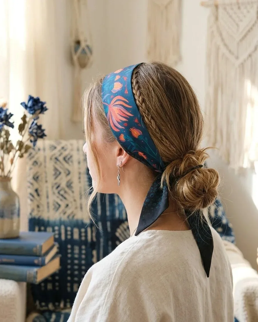 17 Scarf Hairstyles Ideas That Make Bad Hair Days Look Expensive 5 17 Scarf Hairstyles Ideas That Make Bad Hair Days Look Expensive