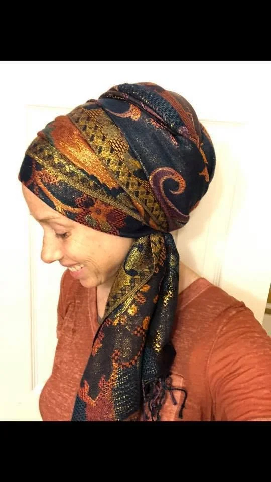 17 Scarf Hairstyles Ideas That Make Bad Hair Days Look Expensive 16 Scarf with a Side Ponytail