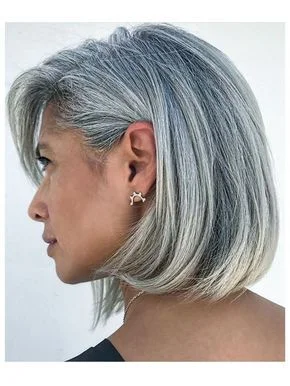 17 Short Grey Hair Ideas That Look Chic, Fresh, and Way Too Cool to Ignore 15 Short Grey Hair with Side Part