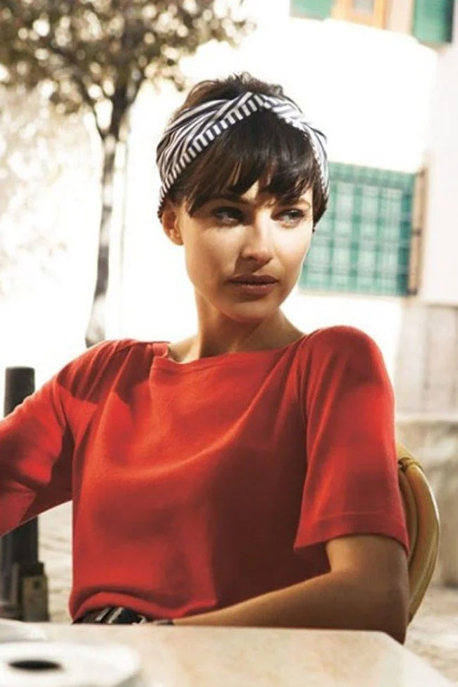 17 Scarf Hairstyles Ideas That Make Bad Hair Days Look Expensive 12 Short Hair Scarf Headband