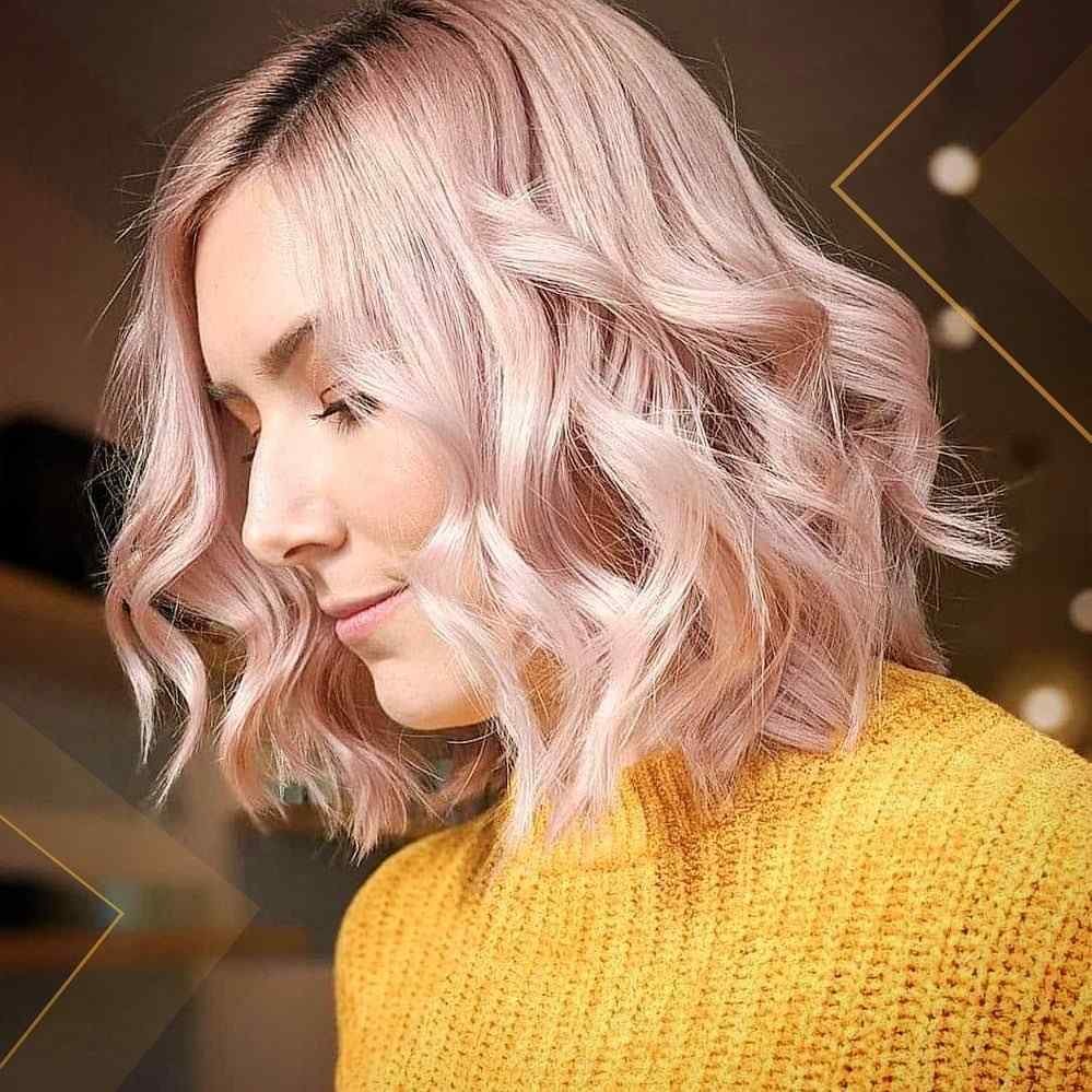 17 Short Thick Hair Ideas That Will Instantly Upgrade Your Look (No Effort, All Style) 7 Side Parted Wavy Bob