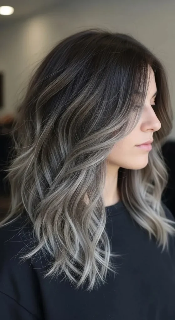 17 Grey Hair Color Ideas That Look Expensive, Cool, and Effortlessly Chic 3 Smoky Charcoal Grey Hair