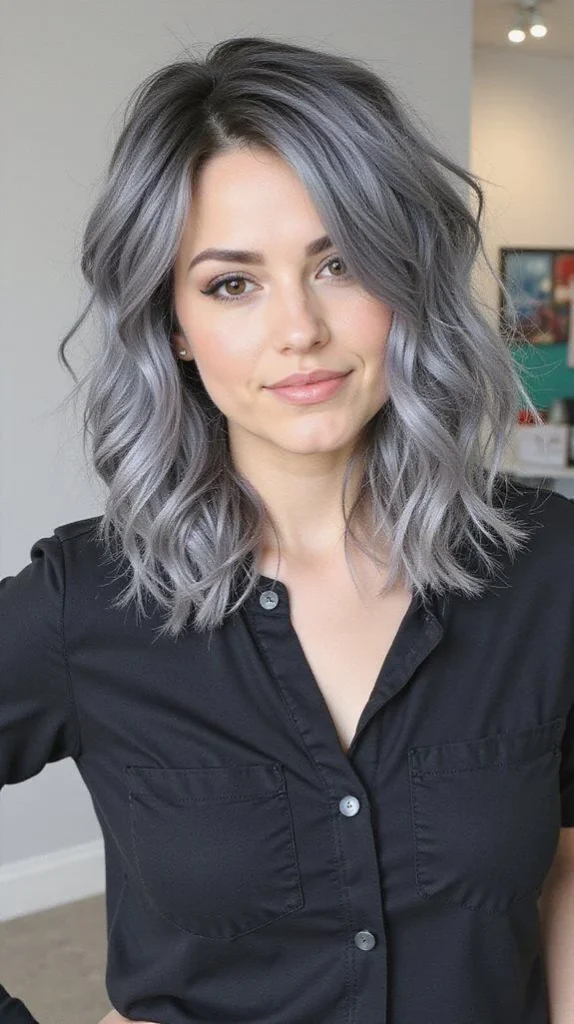 17 Grey Hair Color Ideas That Look Expensive, Cool, and Effortlessly Chic 8 Soft Pearl Grey Hair