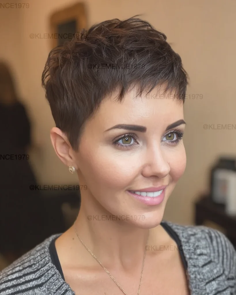 17 Short Hair Brides That Look Chic, Fresh, and Totally Wedding-Ready 10 Textured Pixie With Statement Earrings