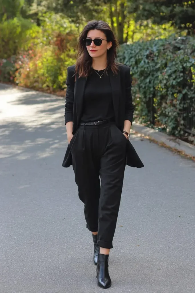 16 Simple Outfit Ideas That Look Effortless, Chic, and Actually Wearable 15 All Black Outfit