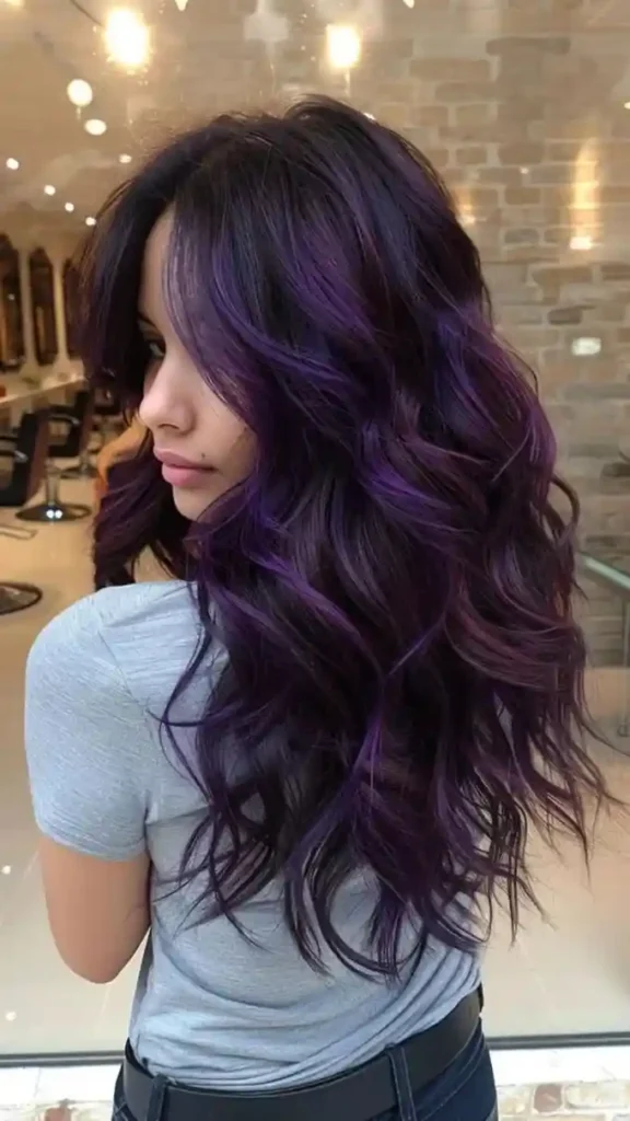 19 Purple Hair Color Ideas That Look Expensive, Cool, and Just a Little Bit Dangerous 10 Amethyst Purple Hair