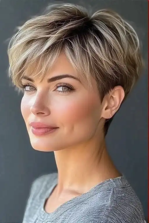 18 Short Hair Highlights That Make Your Cut Look Instantly More Expensive 5 Ash Blonde Highlights on a Textured