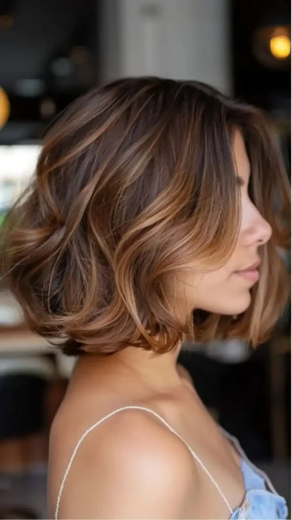 18 Short Hair Highlights That Make Your Cut Look Instantly More Expensive 16 Auburn Highlights on Short Brunette Hair