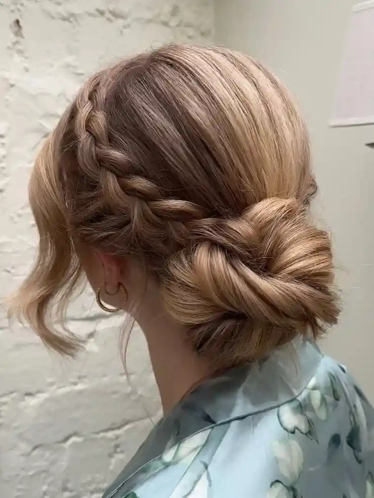 16 Formal Hairstyles That Make You Look Expensive With Basically Zero Drama 9 Braided Low Bun 1