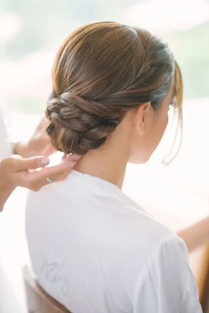 18 Work Hairstyles Ideas That Make You Look Polished Before Your Coffee Even Kicks In 8 Braided Low Bun