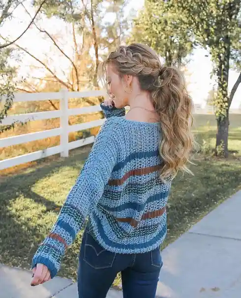 13 Ponytail Hairstyles That Instantly Upgrade Your Look (Yes, Even Your “Lazy Hair Day”) 6 Braided Ponytails