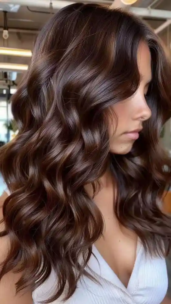 18 Short Hair Highlights That Make Your Cut Look Instantly More Expensive 6 Chocolate Brown Hair with Mocha Highlights