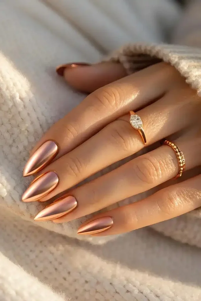 16 Classy Almond Nails That Make Every Outfit Look Expensive (Your New Everyday Nail Obsession) 10 Chrome Almond Nails For a Modern Luxury Look