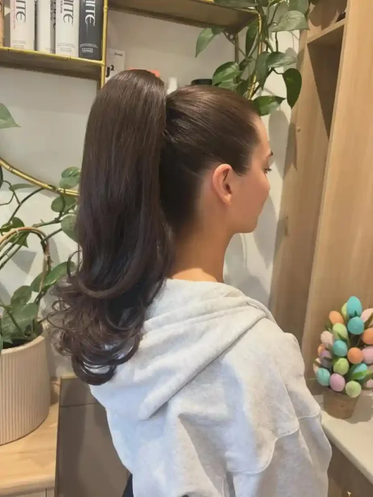 13 Ponytail Hairstyles That Instantly Upgrade Your Look (Yes, Even Your “Lazy Hair Day”) 2 Classic High Ponytail