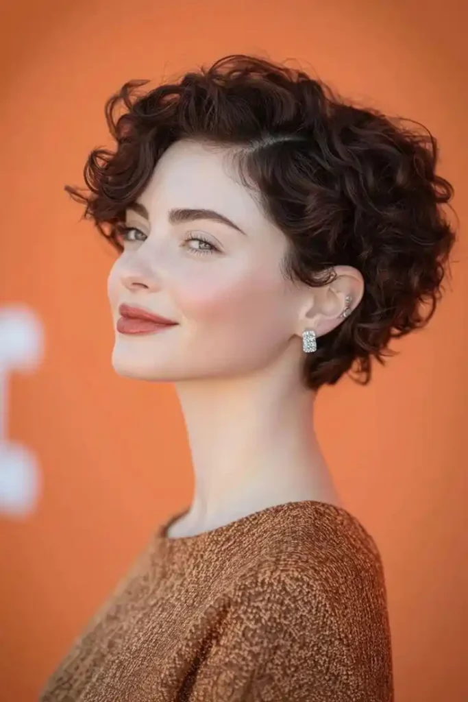 Curly Pixie Cut