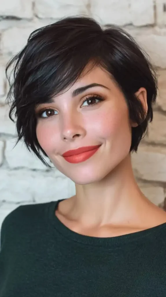 18 Short Dark Hair Ideas That Look Expensive, Chic, and Way Too Easy to Pull Off 13 Dark Bixie Cut