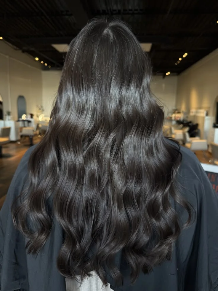 Dark Chocolate Brown with Ashy Undertones
