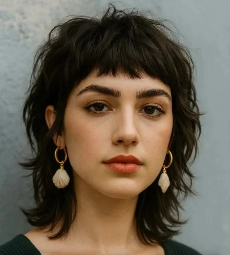 18 Short Dark Hair Ideas That Look Expensive, Chic, and Way Too Easy to Pull Off 17 Dark Cropped Cut With Baby Bangs