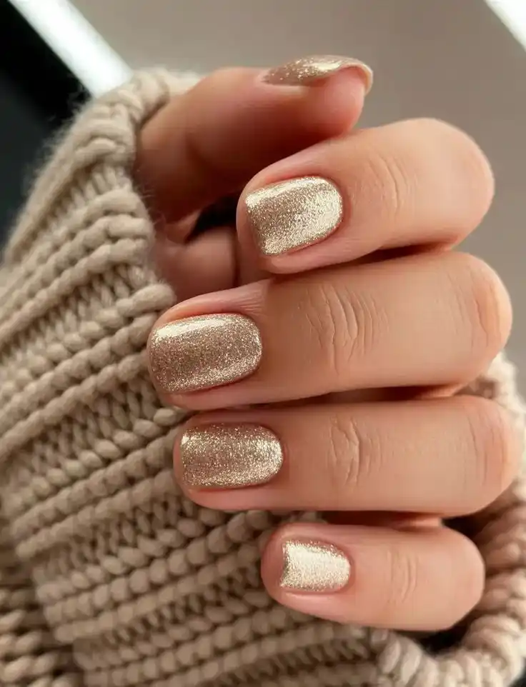 18 Really Short Nails Ideas That Prove Tiny Manicures Can Still Slay 19 Gold Accent Really Short Nails