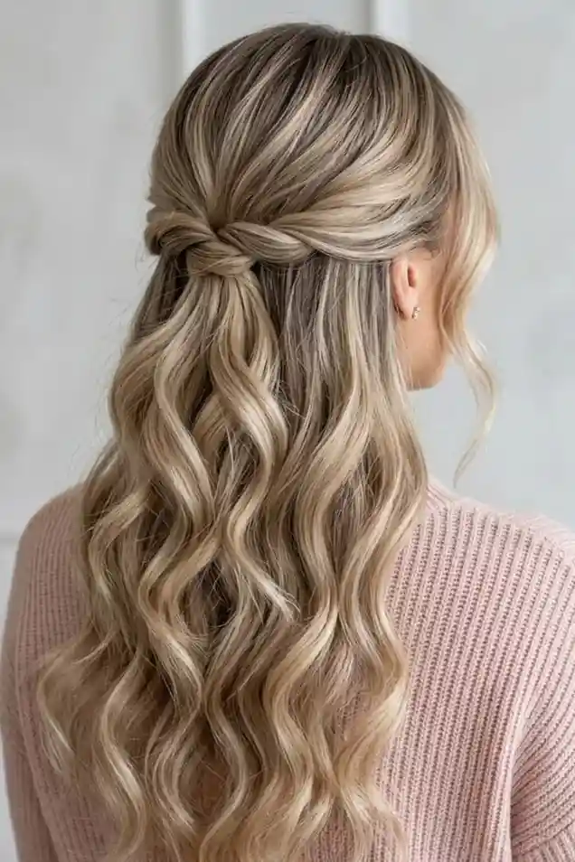Half Up Half Down Twist