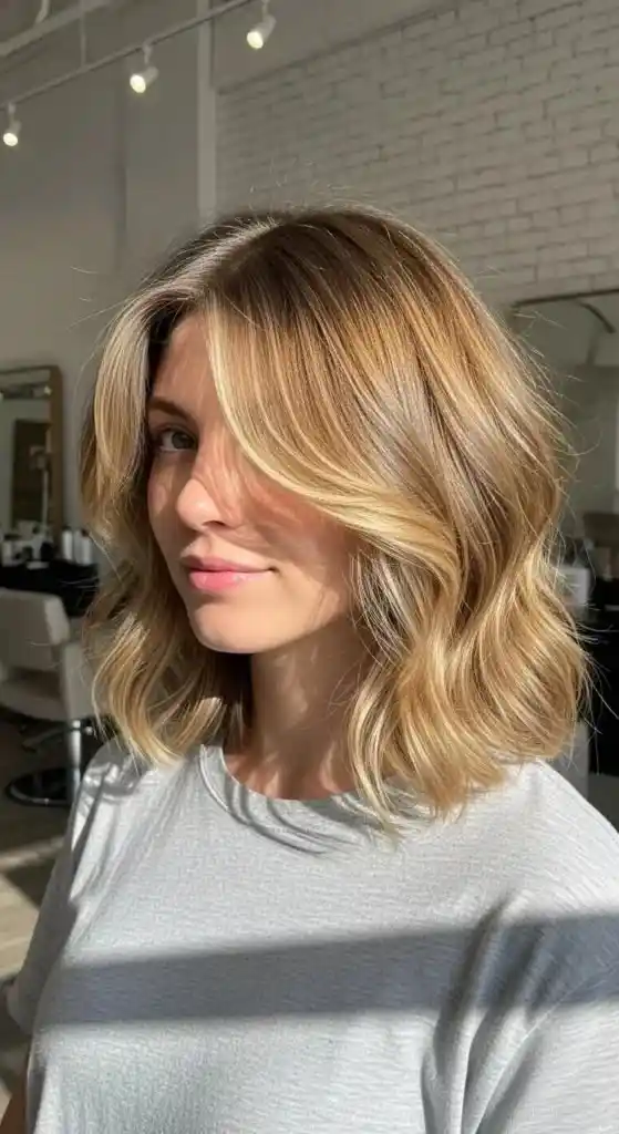 18 Short Hair Highlights That Make Your Cut Look Instantly More Expensive 3 Honey Blonde Highlights on Short Brown Hair