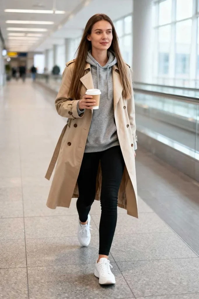 16 Simple Outfit Ideas That Look Effortless, Chic, and Actually Wearable 8 Hoodie Long Coat