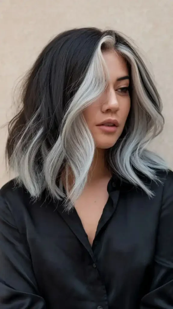18 Short Hair Highlights That Make Your Cut Look Instantly More Expensive 10 Icy Highlights on Short Black Hair