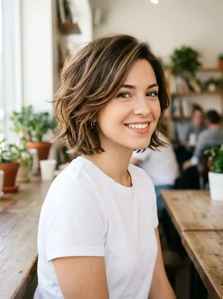 18 Short Hair With Layers Ideas That Instantly Make You Look Cooler (Yes, Really) 15 Layered Chin Length Cut