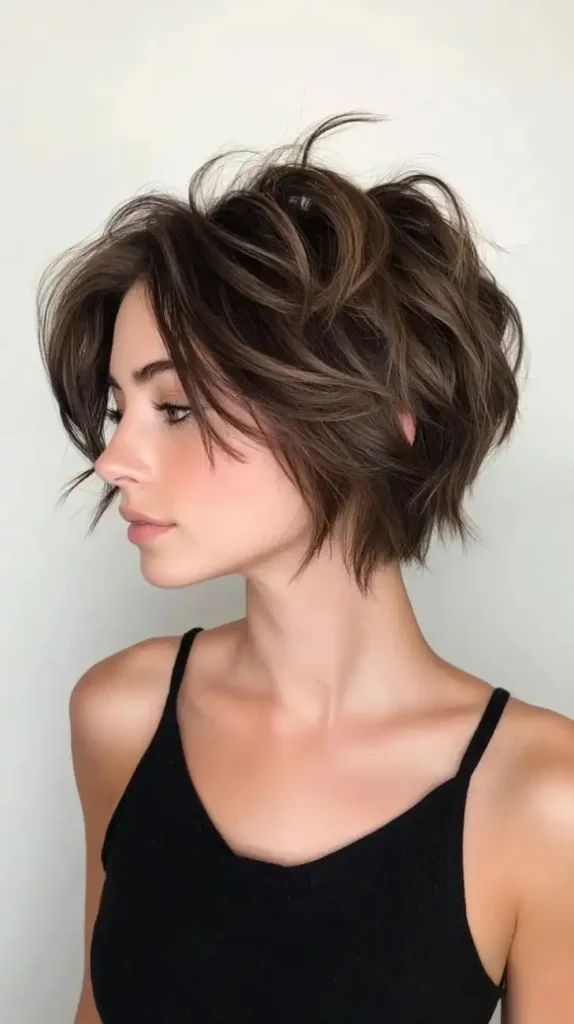 18 Short Hair With Layers Ideas That Instantly Make You Look Cooler (Yes, Really) 7 Layered Pixie Bob