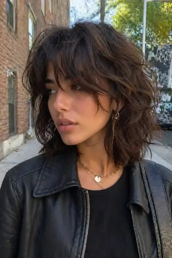 17 Korean Short Hair Ideas That Are So Chic, You’ll Want to Book a Salon Appointment Tonight 4 Layered Short Wolf Cut