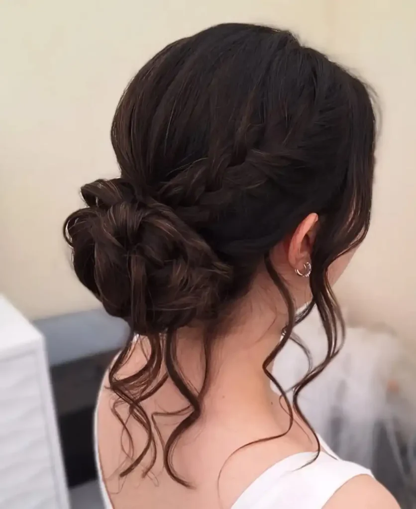 Low Braided Bun