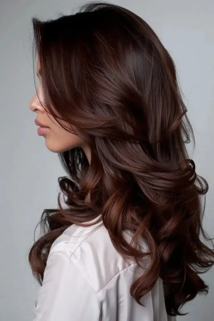 15 Red Brown Hair Color Ideas That Look Expensive, Warm, and Seriously Stunning 6 Mahogany Brown