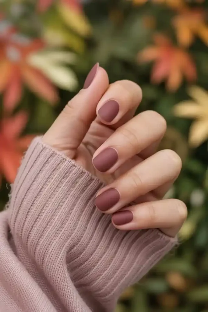 16 Simple Short Nails Ideas That Look Chic Without Trying Too Hard 16 Matte Neutral Short Nails