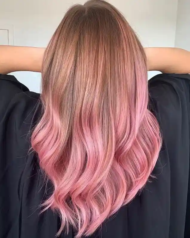 20 Pink Hair Color Ideas That Look So Cute, Your Camera Roll Won’t Survive 20 Pink Dip Dye Ends
