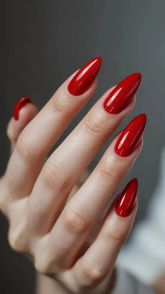 16 Classy Almond Nails That Make Every Outfit Look Expensive (Your New Everyday Nail Obsession) 11 Red Almond Nails That Never Go Out of Style