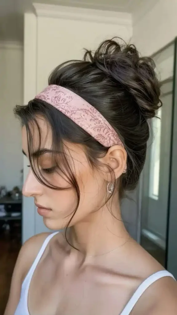 15 Short Hair Updo Ideas That Look Expensive, Effortless, and Ready in Minutes 14 Rolled Headband Updo